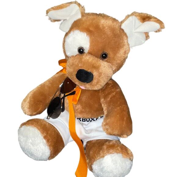 Build A Bear Boxer Plush Teddy Sunglasses Underwear Shorts Tongue Nursery Decor - Picture 2 of 11